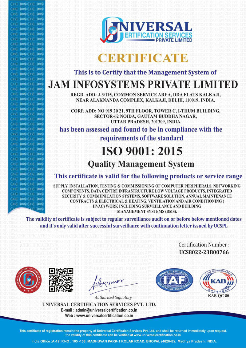 Quality Certification